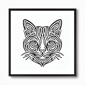 Cat'S Face Art Print