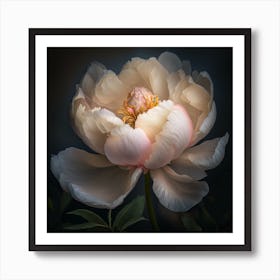 Blooming Peony Art Print