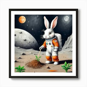 Rabbit In Space 13 Poster