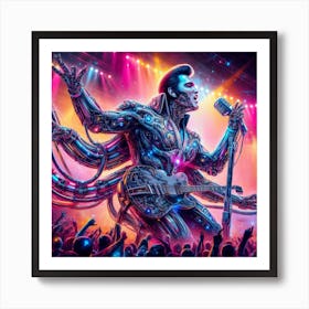 King Of Rock And Roll Art Print