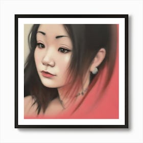 Asian Girl Art Print