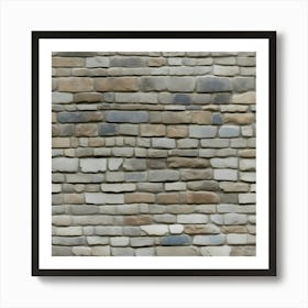 Distressed Brick Tile 19 Art Print