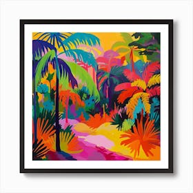 Colourful Gardens Fairchild Tropical Botanic Garden Usa 4 Art Print