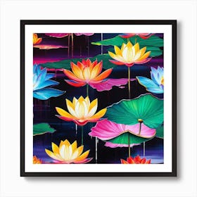 Lotus Flower 21 Art Print