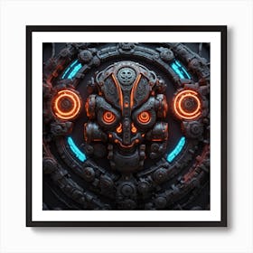 Futuristic Art 17 Art Print