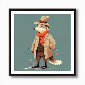 Fox Illustration Art Print