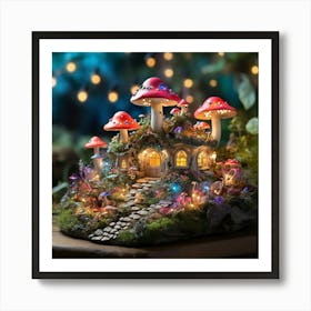 Fairy Garden paintings art print 7 Art Print