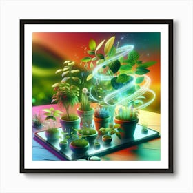 Potted Plants Art Print