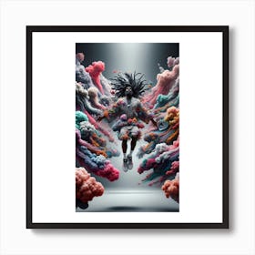 Psychedelic flow 5 Art Print