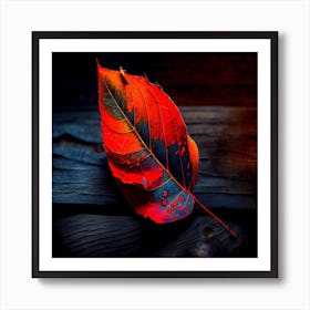 Autumn Leaf Art Print