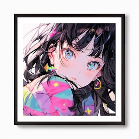 Anime Girl 4 Art Print