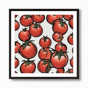 Red Tomatoes 11 Art Print