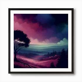 Landscape Painting 275 Art Print