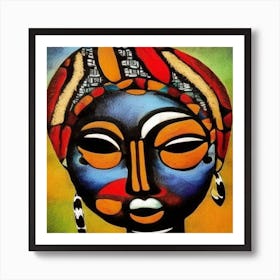 African Art #5 Art Print