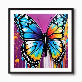 Colorful Butterfly 37 Art Print