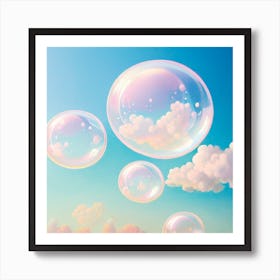 Bubbles Art Print