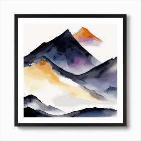 Mountains In The Sky 1 Art Print