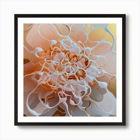 Abstract Flower 1 Art Print