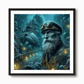 Octopus Man Art Print