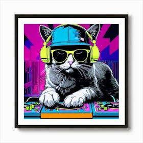 Dj Paws Art Print