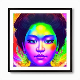 Asian Woman 4 Art Print