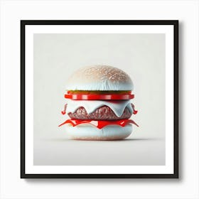 Cheeseburger Iconic (128) Art Print