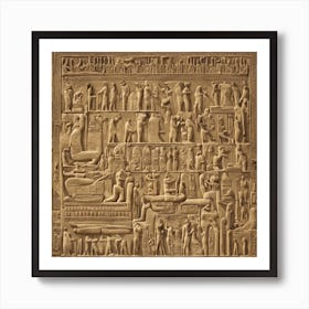 Egyptian Relief Art Print