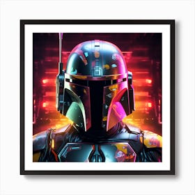 Star Wars Boba Fett 1 Art Print