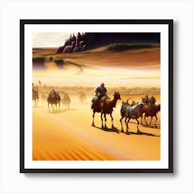 Kings Of The Desert Art Print