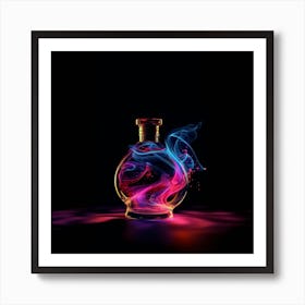 Bottle Of Incense Art Print