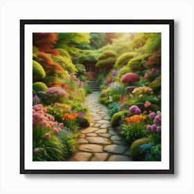 Garden Path 19 Art Print