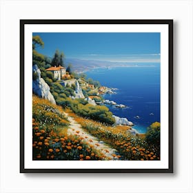 En Plein Air Whispers of Vernazza Art Print