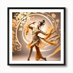 Thai dancer 2 Art Print