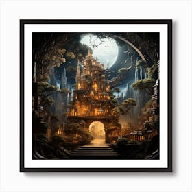 Fantasy Castle Art Print