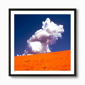 Cloud Coral Pink Sand Dunes Utah Art Print