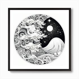 Yin And Yang 25 Art Print