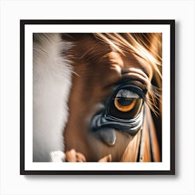 Eye Of A Horse 13 Art Print