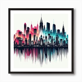 New York City Skyline 6 Art Print