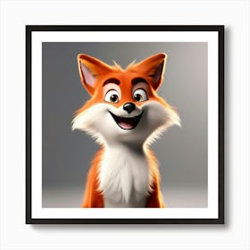 The red fox Art Print