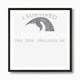 Unalaska Alaska Elbow Room Bar Survivors Art Print