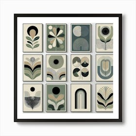 Set Of Modern Prints Art Print