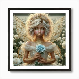 Fairy In A Field 2 Art Print