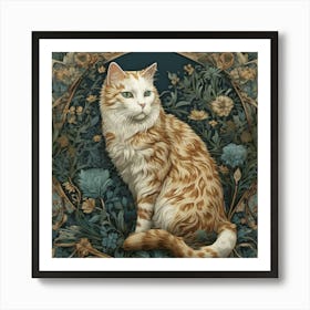 Cat In A Frame Art Print