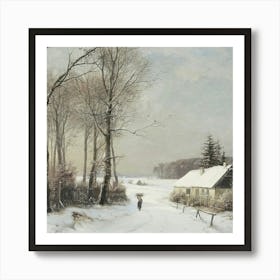 Winter Scene 7 Art Print