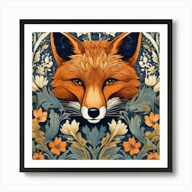 william morris Fox Art Print