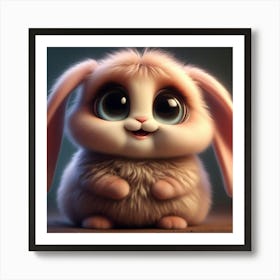 Cute Bunny Art Print