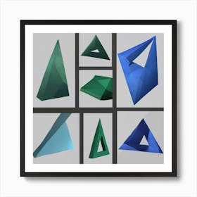 Geometric Shapes Art Print