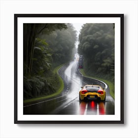 Rainy Day In The Rainforest Art Print