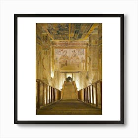 Egyptian Temple 38 Art Print