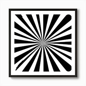 Black and White Abstract Art 79 Art Print